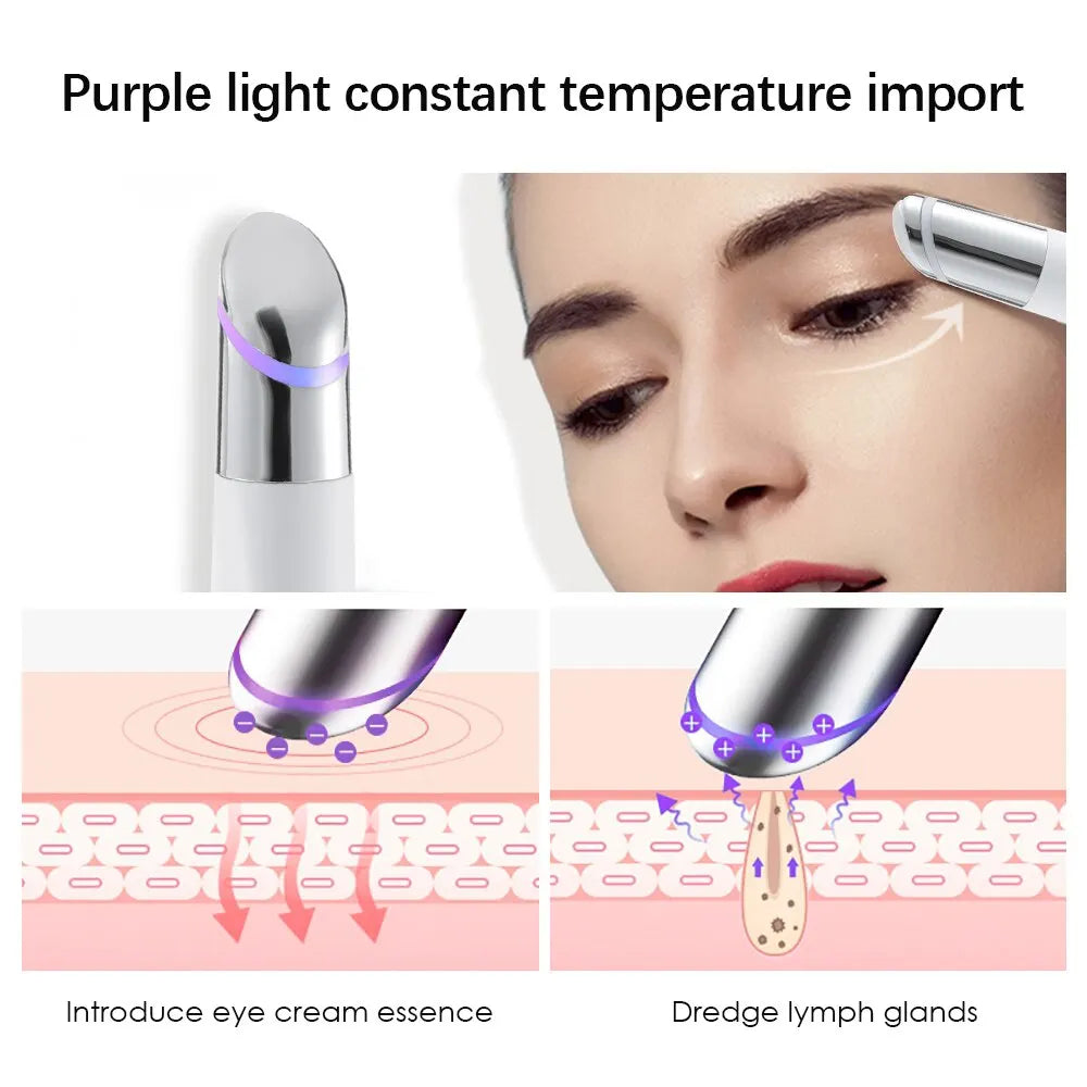 Masajeador de ojos antifatiga con calor y vibración