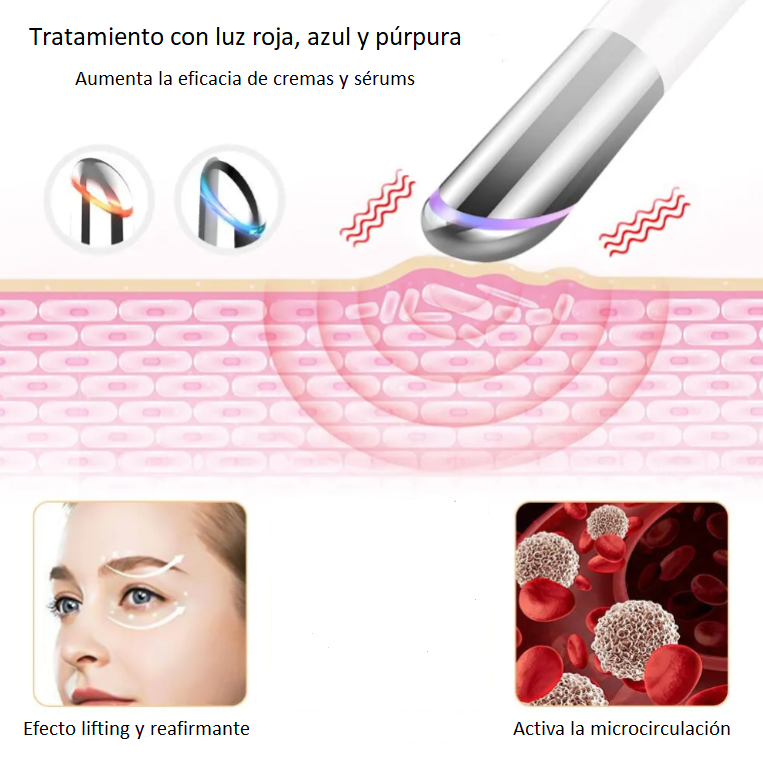 Masajeador de ojos antifatiga con calor y vibración